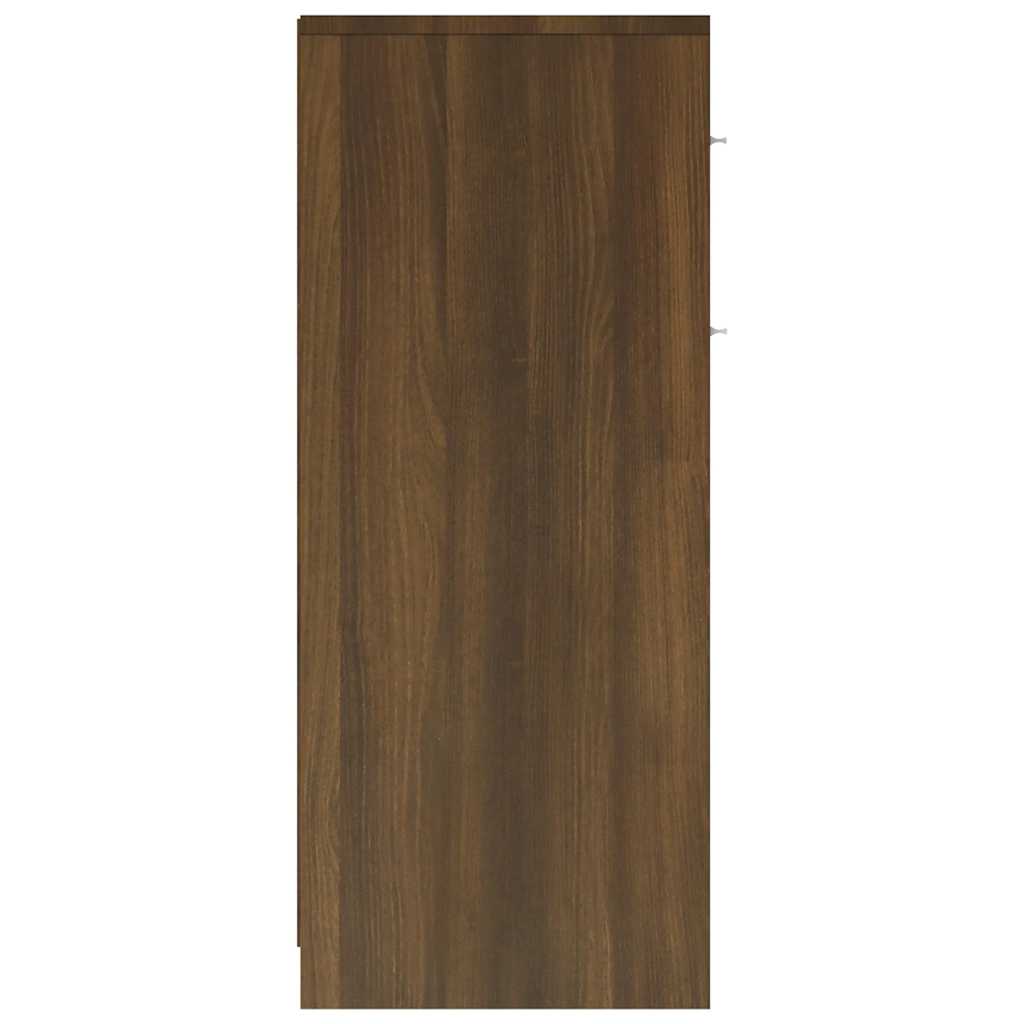 Ντουλάπι Μπάνιου Καφέ Δρυς 60 x 33 x 80 εκ. Επεξεργασμένο Ξύλο - Pakobazaar