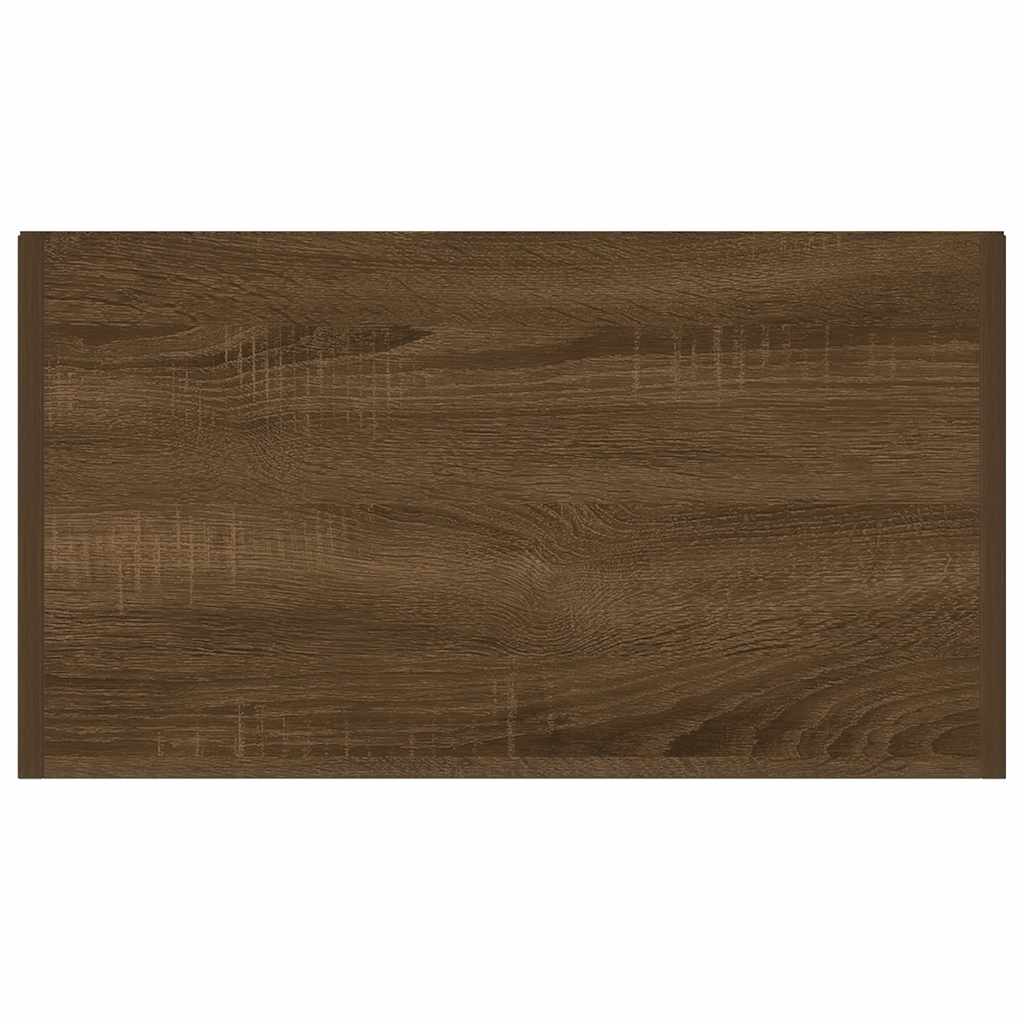 Ντουλάπι Μπάνιου Καφέ Δρυς 60 x 33 x 80 εκ. Επεξεργασμένο Ξύλο - Pakobazaar