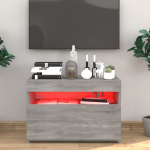 Έπιπλο Τηλεόρασης με LED Γκρι Sonoma 60 x 35 x 40 εκ. - Pakobazaar