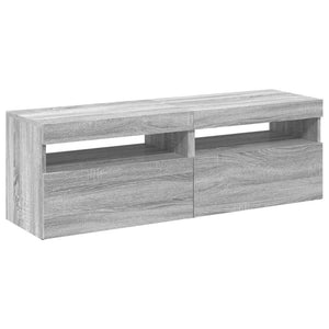 Έπιπλα Τηλεόρασης με LED 2 τεμ. Γκρι Sonoma 60 x 35 x 40 εκ. - Pakobazaar