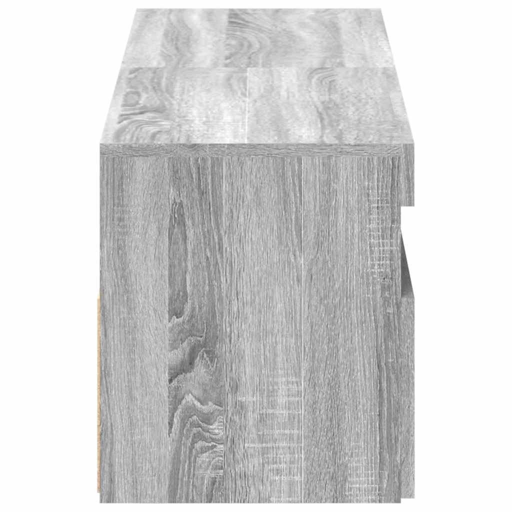 Έπιπλα Τηλεόρασης με LED 2 τεμ. Γκρι Sonoma 60 x 35 x 40 εκ. - Pakobazaar