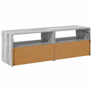 Έπιπλα Τηλεόρασης με LED 2 τεμ. Γκρι Sonoma 60 x 35 x 40 εκ. - Pakobazaar