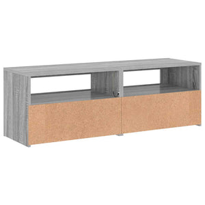 Έπιπλο Τηλεόρασης με LED Γκρι Sonoma 120x35x40 εκ. - Pakobazaar