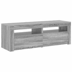 Έπιπλο Τηλεόρασης με LED Γκρι Sonoma 120x35x40 εκ. - Pakobazaar