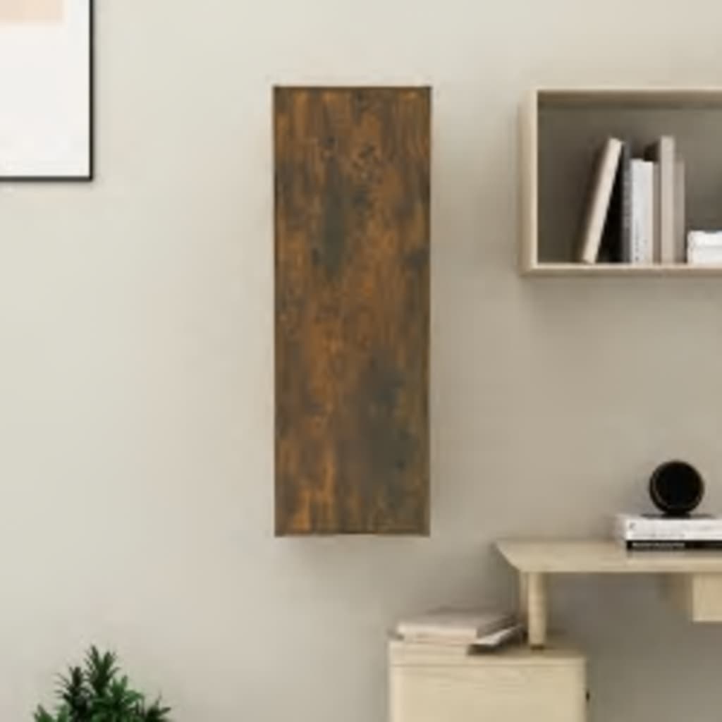 Έπιπλο Τηλεόρασης Καπνιστή Δρυς30,5x30x90εκ. Επεξεργασμένο Ξύλο