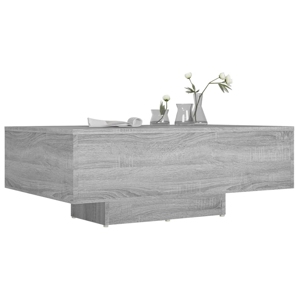 Τραπεζάκι Σαλονιού Γκρι Sonoma 85x55x31 εκ. Επεξεργασμένο Ξύλο - Pakobazaar
