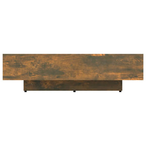 Τραπεζάκι Σαλονιού Καπνιστή Δρυς 100x49,5x31 εκ. Επεξεργ. Ξύλο