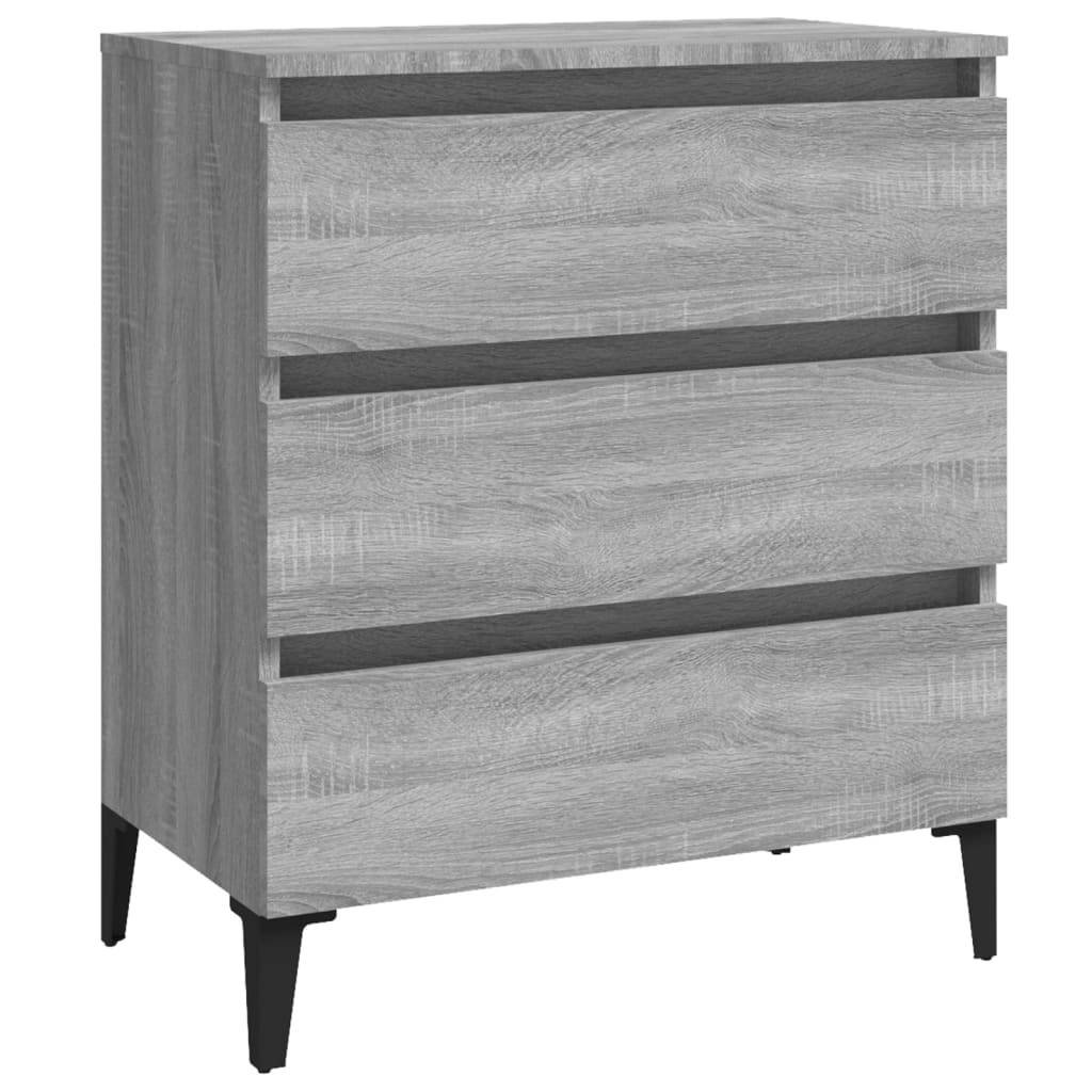 Συρταριέρα Γκρι Sonoma 60 x 35 x 69 εκ. από Επεξεργασμένο Ξύλο
