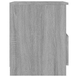 Κομοδίνο Γκρι Sonoma 40 x 40 x 50 εκ. από Επεξεργασμένο Ξύλο - Pakobazaar