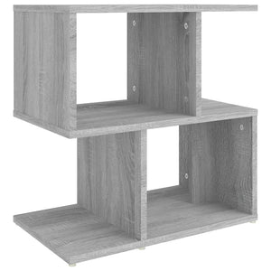 Κομοδίνα 2 Τεμ. Γκρι Sonoma 50x30x51,5 εκ. Επεξεργασμένο Ξύλο