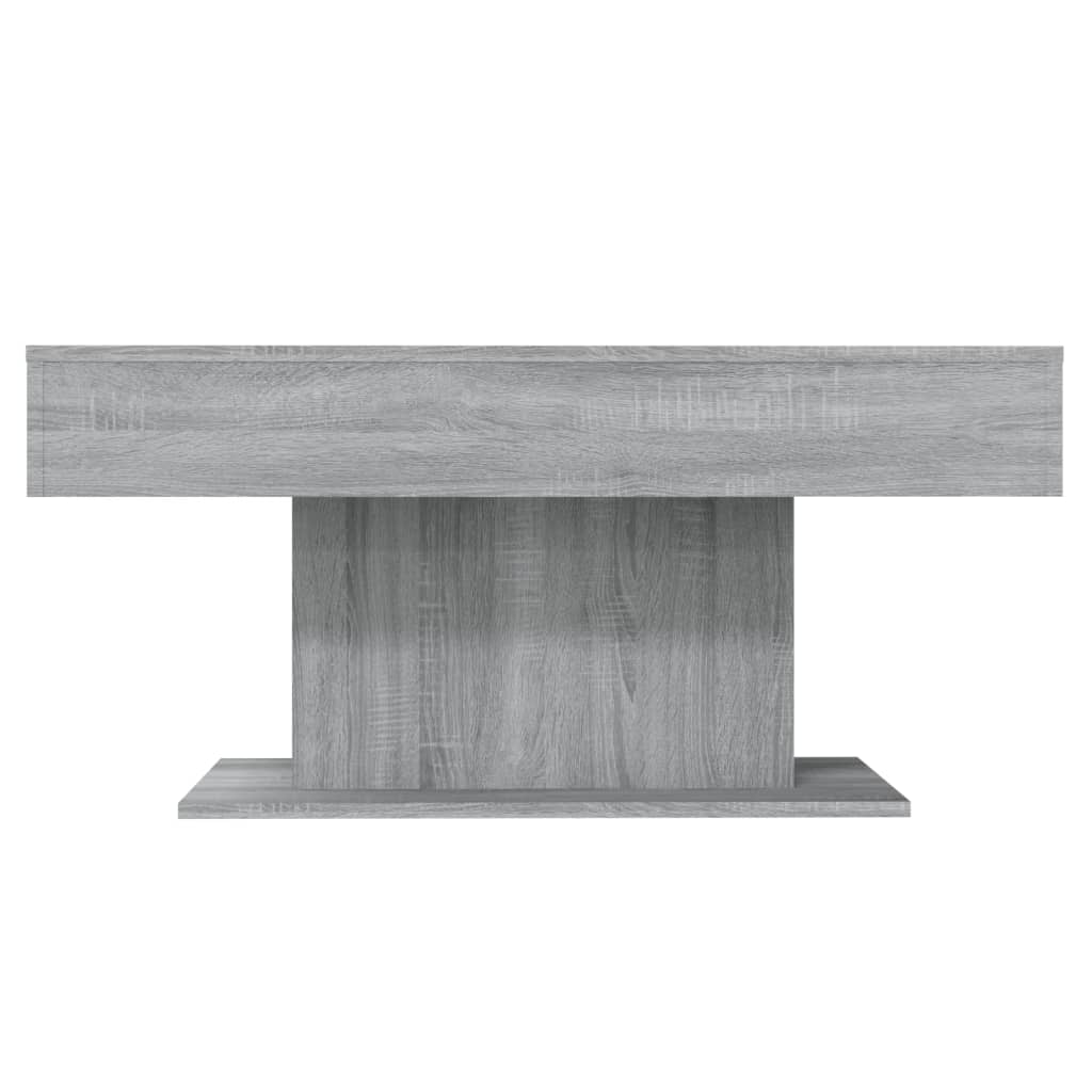 Τραπεζάκι Σαλονιού Γκρι Sonoma 96x50x45 εκ. Επεξεργασμένο Ξύλο