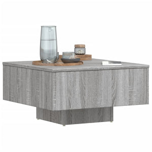 Τραπεζάκι Σαλονιού Γκρι Sonoma 60x60x31,5 εκ. από Επεξεργ. Ξύλο