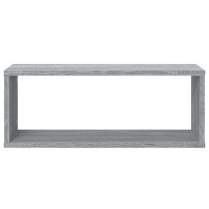 Ραφιέρες Τοίχου Κύβος 6 τεμ Γκρι Sonoma 60x15x23 εκ. Επεξ. Ξύλο - Pakobazaar
