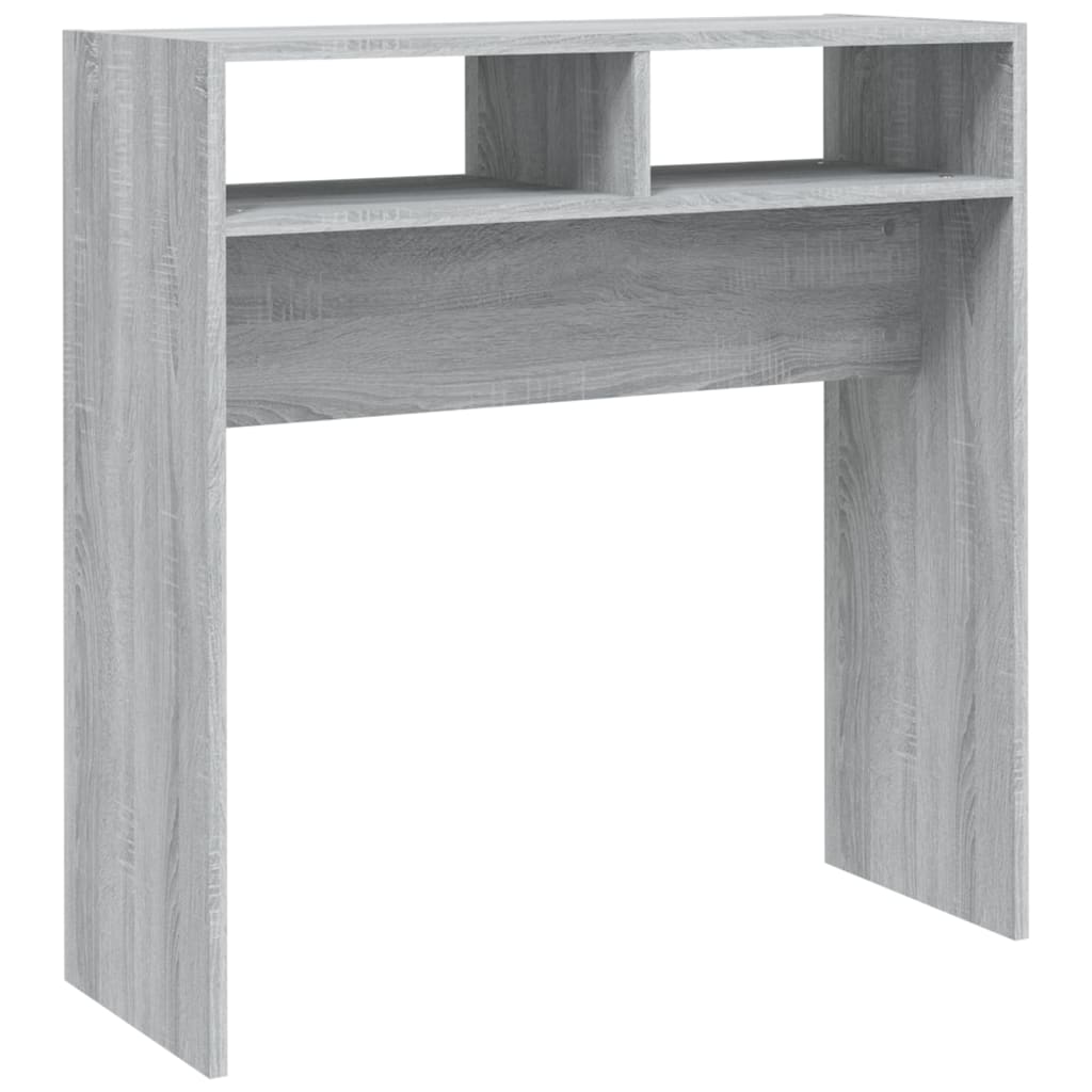 Τραπέζι Κονσόλα Γκρι Sonoma 78 x 30 x 80 εκ. Επεξεργασμένο Ξύλο - Pakobazaar