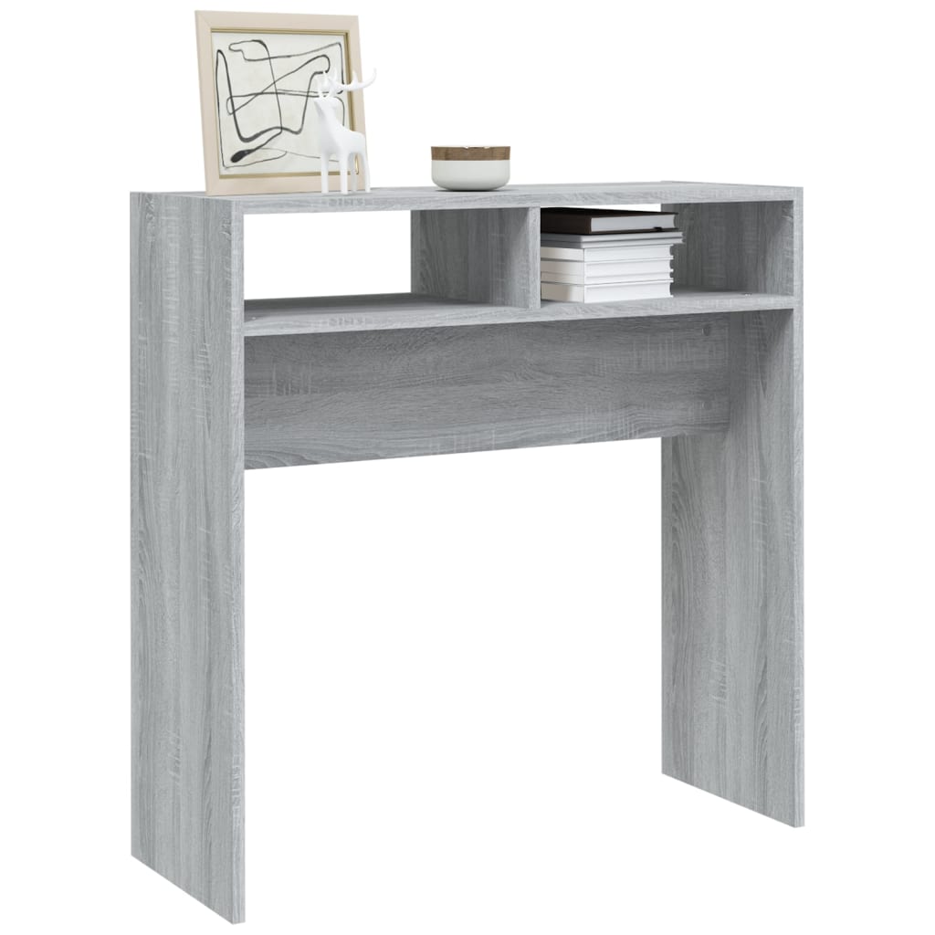 Τραπέζι Κονσόλα Γκρι Sonoma 78 x 30 x 80 εκ. Επεξεργασμένο Ξύλο - Pakobazaar