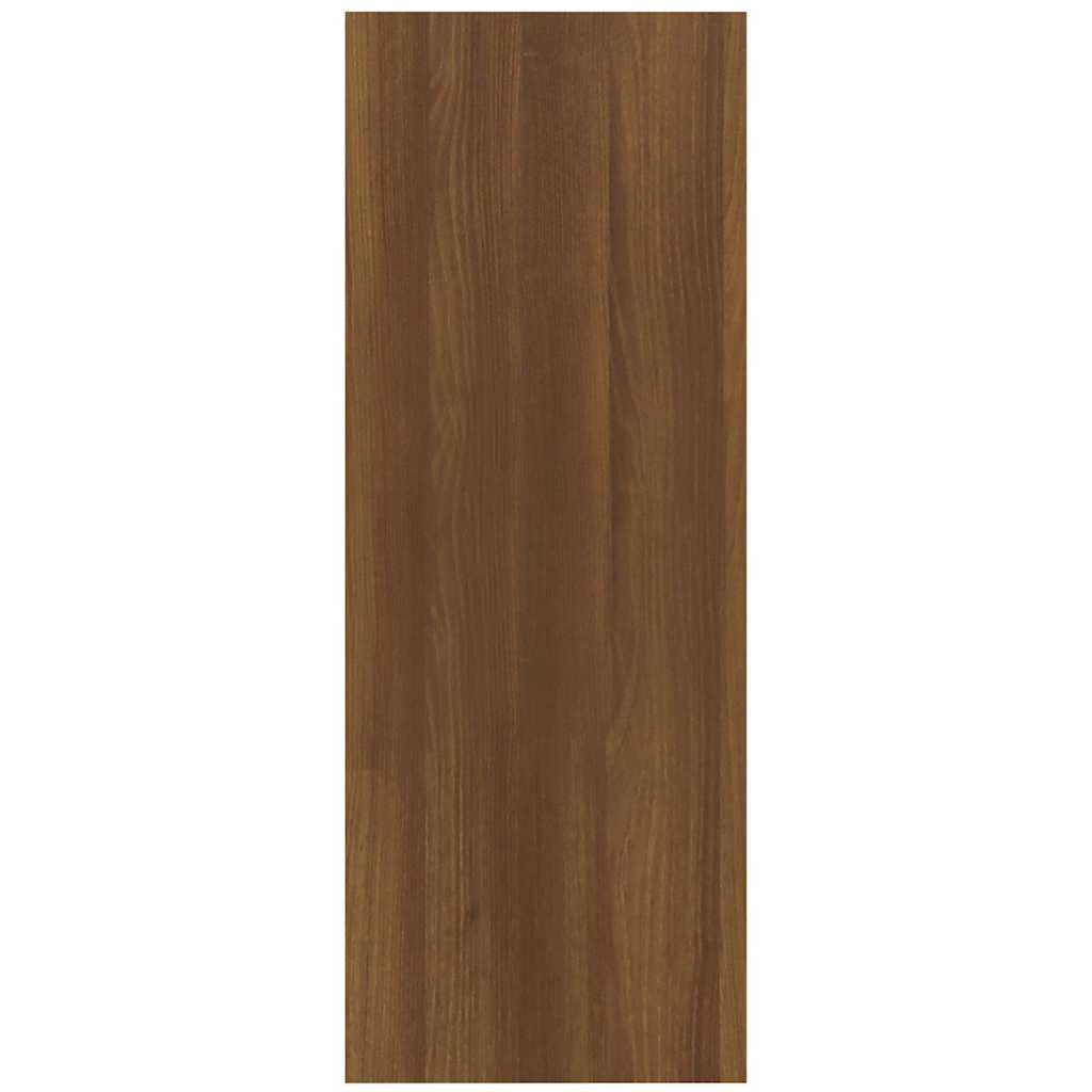 Τραπέζι Κονσόλα Καφέ Δρυς 78x30x80 εκ. Επεξεργασμένο Ξύλο