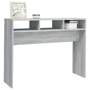 Τραπέζι Κονσόλα Γκρι Sonoma 105x30x80 εκ. Επεξεργασμένο Ξύλο