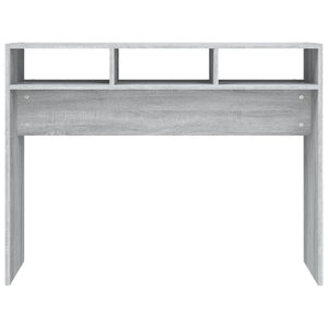 Τραπέζι Κονσόλα Γκρι Sonoma 105x30x80 εκ. Επεξεργασμένο Ξύλο