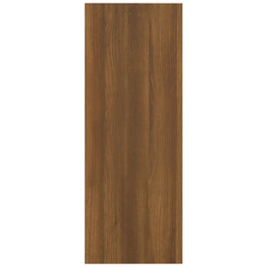 Τραπέζι Κονσόλα Καφέ Δρυς 105x30x80 εκ. από Επεξεργασμένο Ξύλο