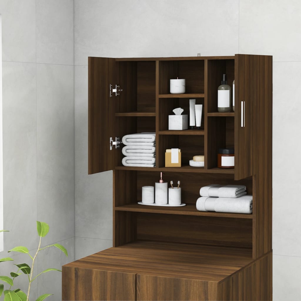 Ντουλάπι Πλυντηρίου Καφέ Δρυς 70,5 x 25,5 x 90 εκ. - Pakobazaar
