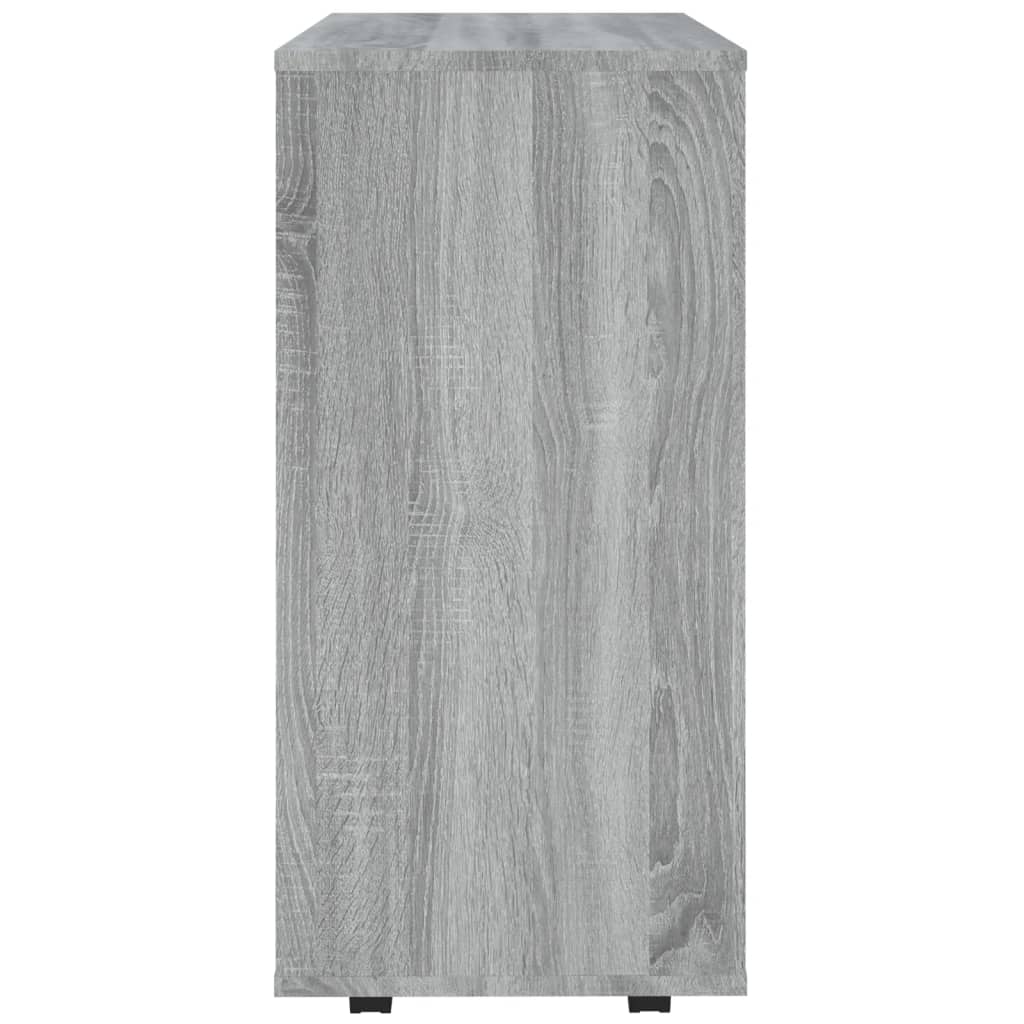 Ντουλάπι Με Ροδάκια Γκρι Sonoma 60 x 35 x 75 εκ. Επεξεργ. Ξύλο