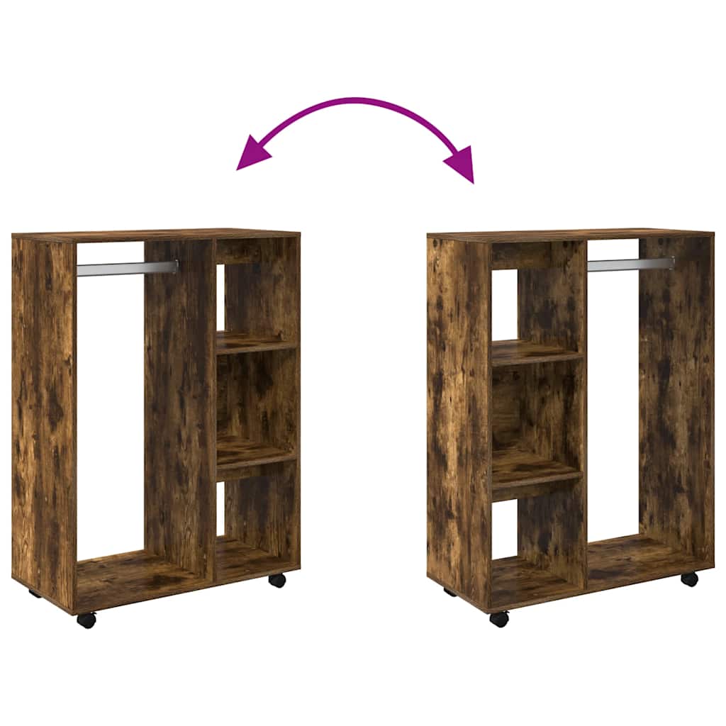 Ντουλάπα Καπνιστή Δρυς 80 x 40 x 11 εκ. από Επεξεργασμένο Ξύλο - Pakobazaar