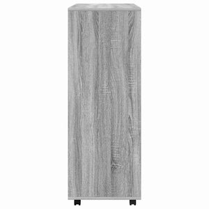 Ντουλάπα Γκρι Sonoma 80 x 40 x 110 εκ. από Επεξεργασμένο Ξύλο - Pakobazaar