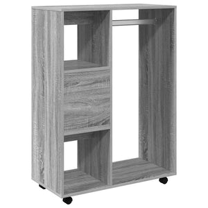Ντουλάπα Γκρι Sonoma 80 x 40 x 110 εκ. από Επεξεργασμένο Ξύλο - Pakobazaar