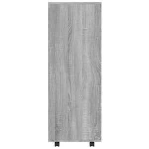Ντουλάπα Γκρι Sonoma 80 x 40 x 110 εκ. από Επεξεργασμένο Ξύλο - Pakobazaar