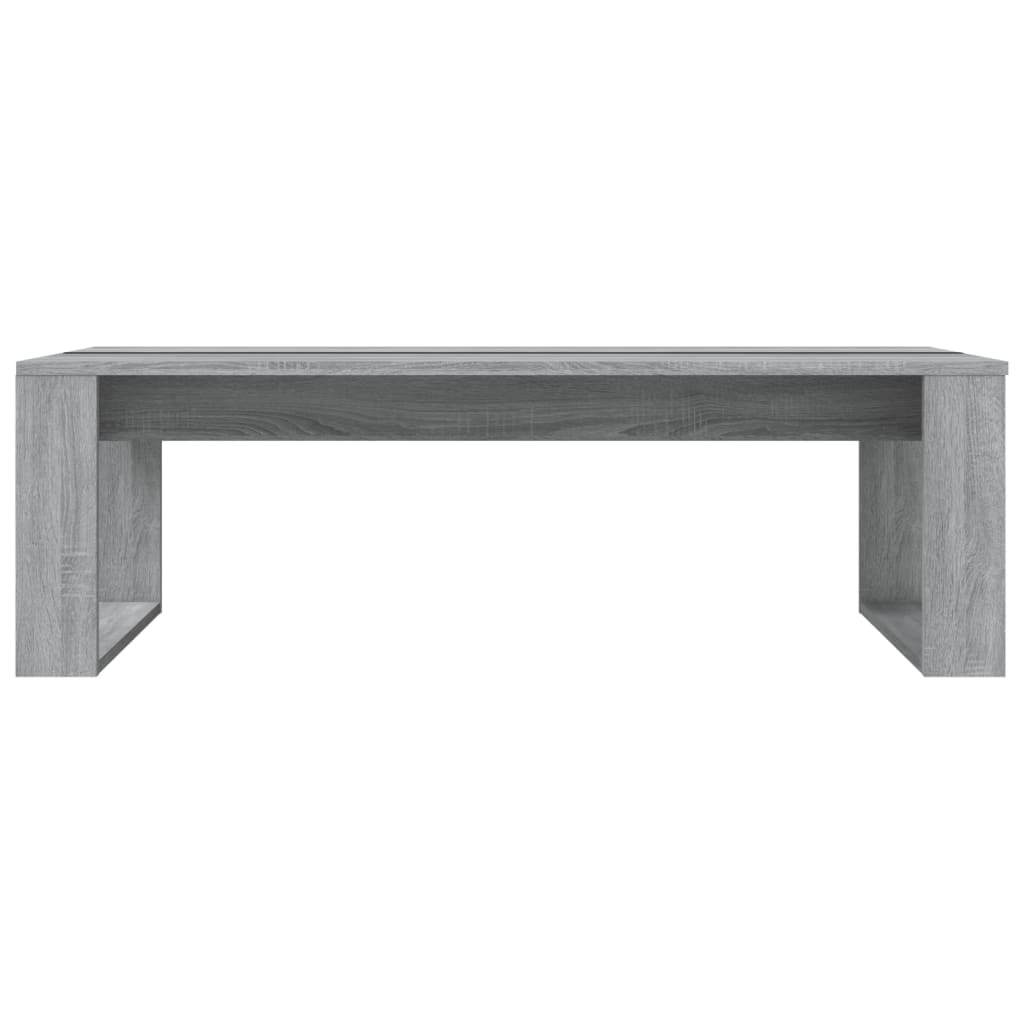 Τραπεζάκι Σαλονιού Γκρι Sonoma 110x50x35 εκ. από Επεξεργ. Ξύλο