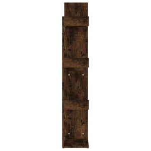 Βιβλιοθήκη Καπνιστή Δρυς 48x25,5x140 εκ. από Επεξεργασμένο Ξύλο - Pakobazaar
