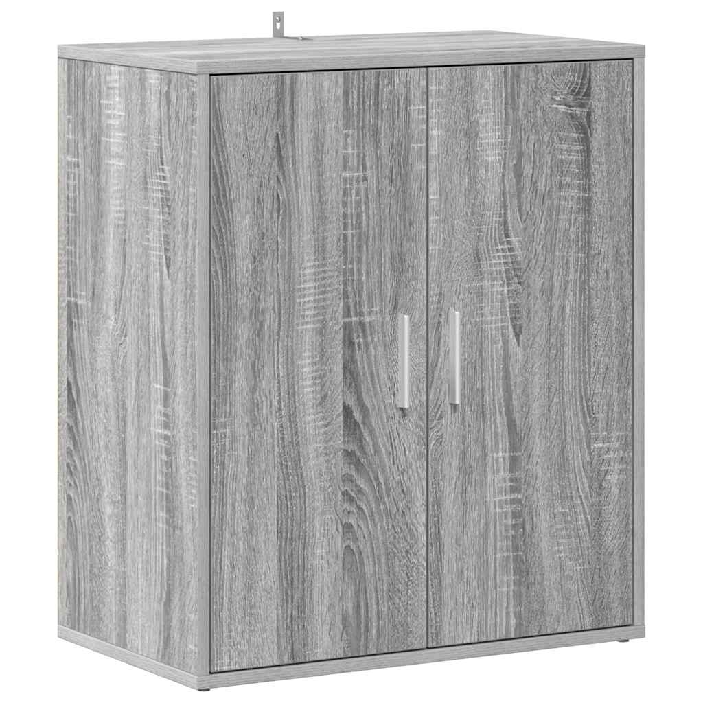 Παπουτσοθήκη Γκρι Sonoma 60x35x70 εκ. από Επεξεργασμένο Ξύλο