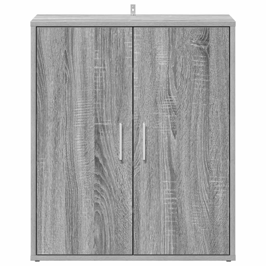 Παπουτσοθήκη Γκρι Sonoma 60x35x70 εκ. από Επεξεργασμένο Ξύλο