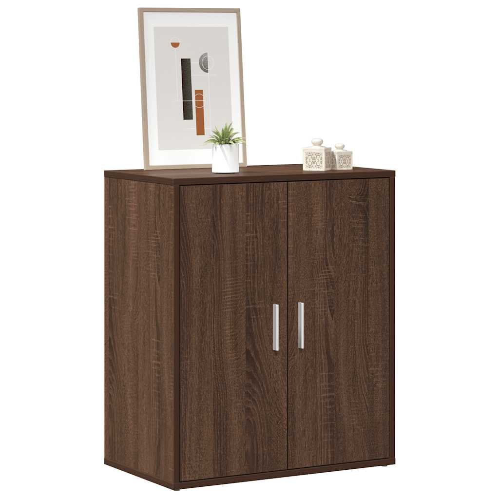 Παπουτσοθήκη Καφέ Δρυς 60x35x70 εκ. από Επεξεργασμένο Ξύλο - Pakobazaar