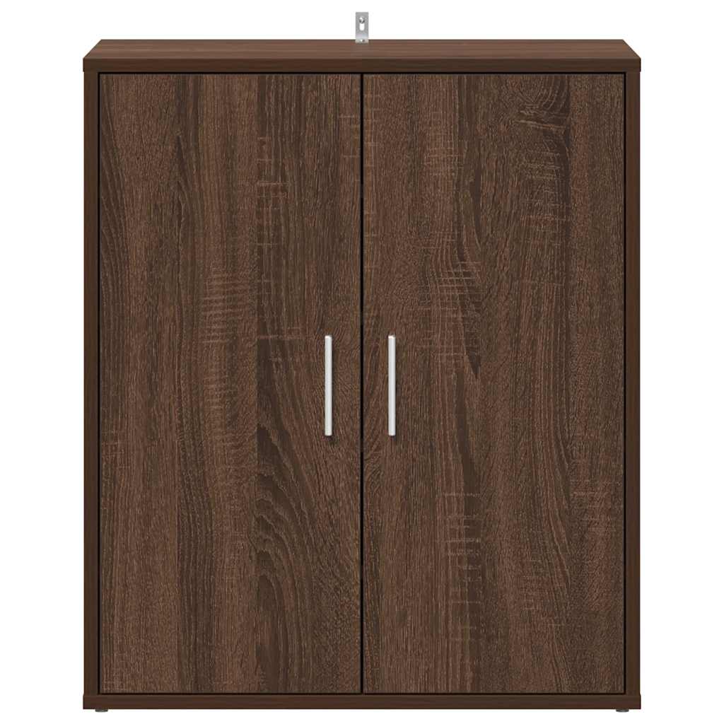 Παπουτσοθήκη Καφέ Δρυς 60x35x70 εκ. από Επεξεργασμένο Ξύλο - Pakobazaar