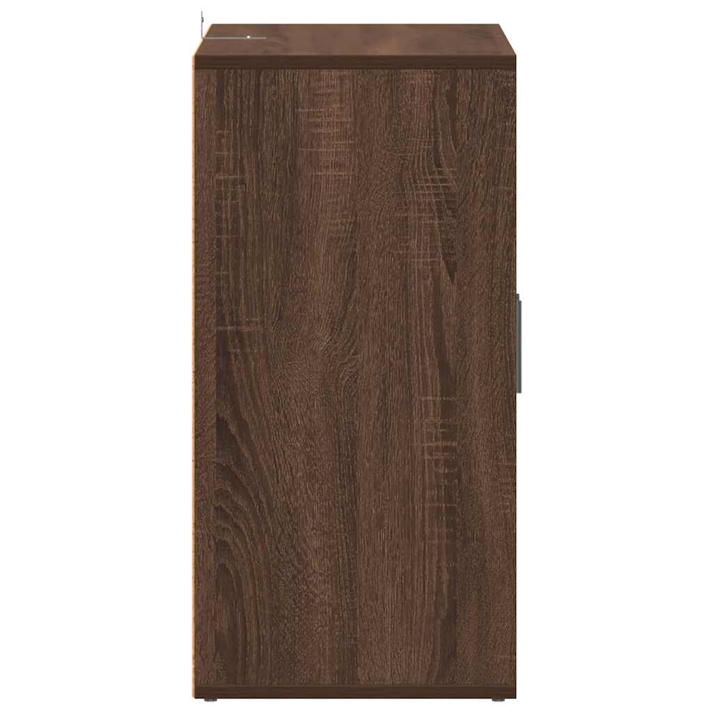 Παπουτσοθήκη Καφέ Δρυς 60x35x70 εκ. από Επεξεργασμένο Ξύλο - Pakobazaar