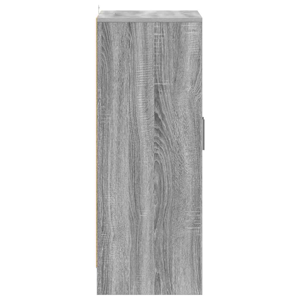 Παπουτσοθήκη Γκρι Sonoma 60 x 35 x 92 εκ. Επεξεργασμένο Ξύλο