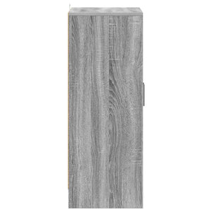 Παπουτσοθήκη Γκρι Sonoma 60 x 35 x 92 εκ. Επεξεργασμένο Ξύλο