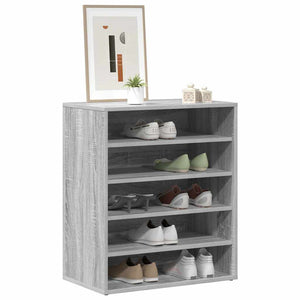 Ντουλάπες παπουτσιών 60 x 35 x 70 cm Γκρι Sonoma