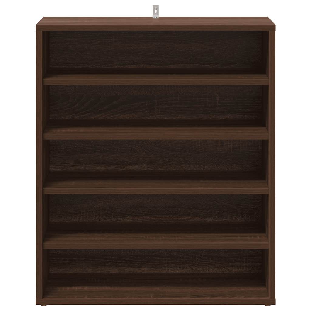 Παπουτσοθήκη Καφέ Δρυς 60x35x70 εκ. από Επεξεργασμένο Ξύλο - Pakobazaar