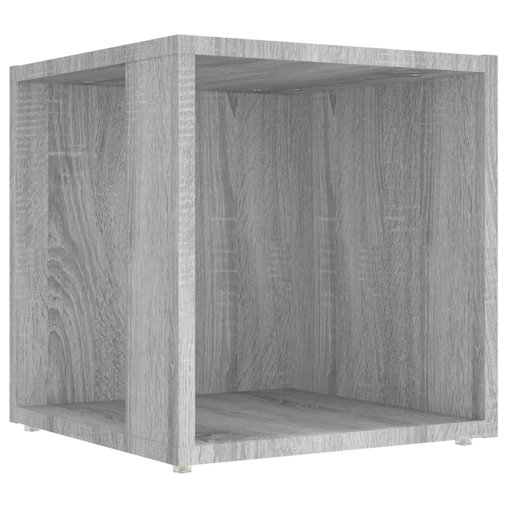 Τραπέζι Βοηθητικό Γκρι Sonoma 33x33x34,5 εκ. Επεξεργασμένο Ξύλο - Pakobazaar