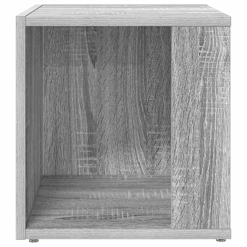 Τραπέζι Βοηθητικό Γκρι Sonoma 33x33x34,5 εκ. Επεξεργασμένο Ξύλο - Pakobazaar