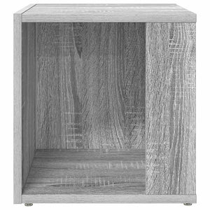 Τραπέζι Βοηθητικό Γκρι Sonoma 33x33x34,5 εκ. Επεξεργασμένο Ξύλο - Pakobazaar