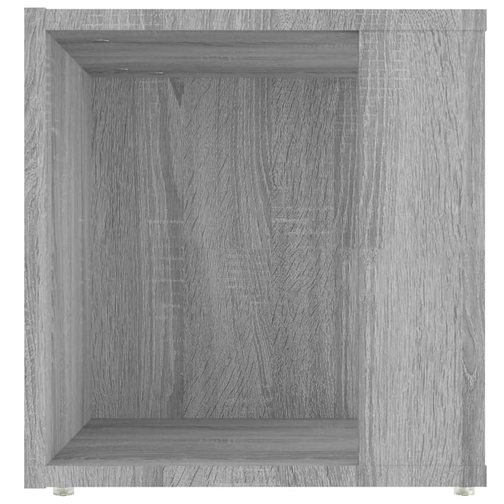Τραπέζι Βοηθητικό Γκρι Sonoma 33x33x34,5 εκ. Επεξεργασμένο Ξύλο - Pakobazaar