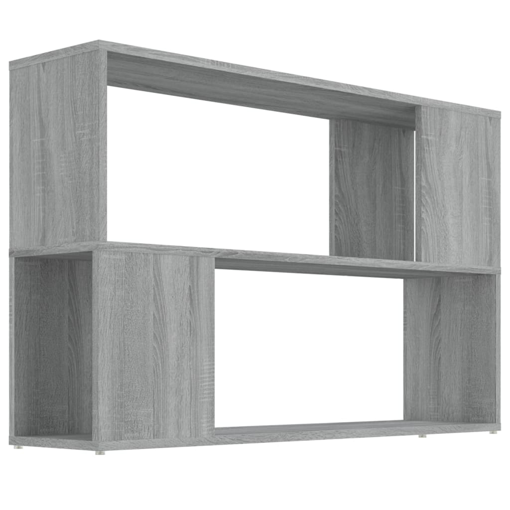 Βιβλιοθήκη Γκρι Sonoma 100 x 24 x 63 εκ. από Επεξεργασμένο Ξύλο - Pakobazaar