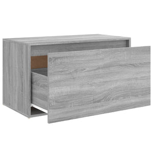 Πάγκος Χολ Γκρι Sonoma 80 x 40 x 45 εκ. από Επεξεργασμένο Ξύλο
