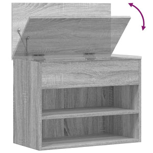 Παπουτσοθήκη Γκρι Sonoma 60x30x45 εκ. από Επεξεργασμένο Ξύλο - Pakobazaar