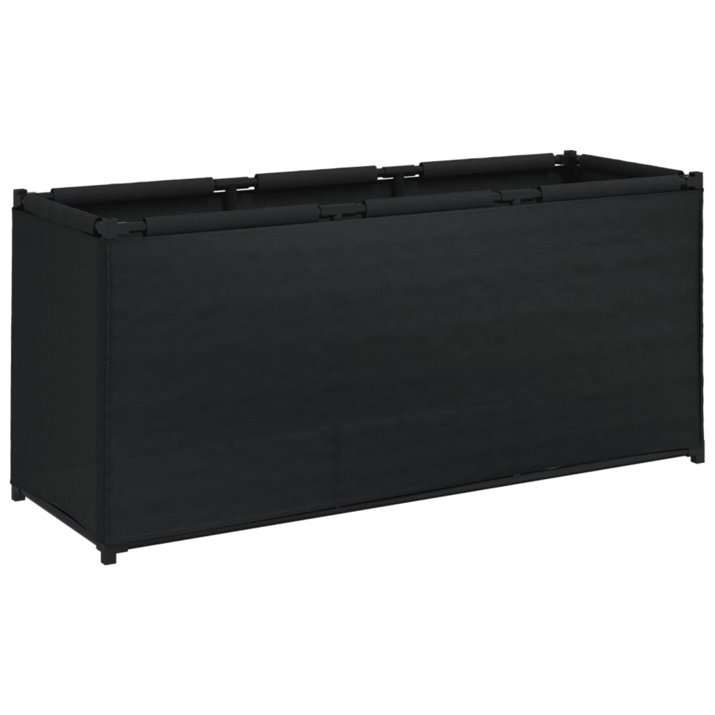 Κουτί Αποθήκευσης Μαύρο 105 x 34,5 x 45 εκ. Υφασμάτινο - Pakobazaar