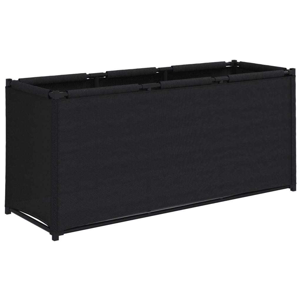 Κουτί Αποθήκευσης Μαύρο 105 x 34,5 x 45 εκ. Υφασμάτινο - Pakobazaar