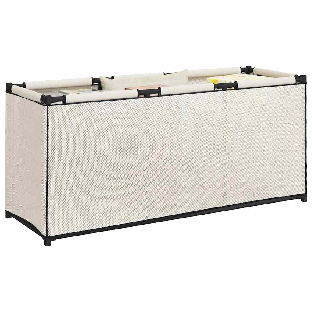 Κουτί Αποθήκευσης Κρεμ 105 x 34,5 x 45 εκ. Υφασμάτινο - Pakobazaar